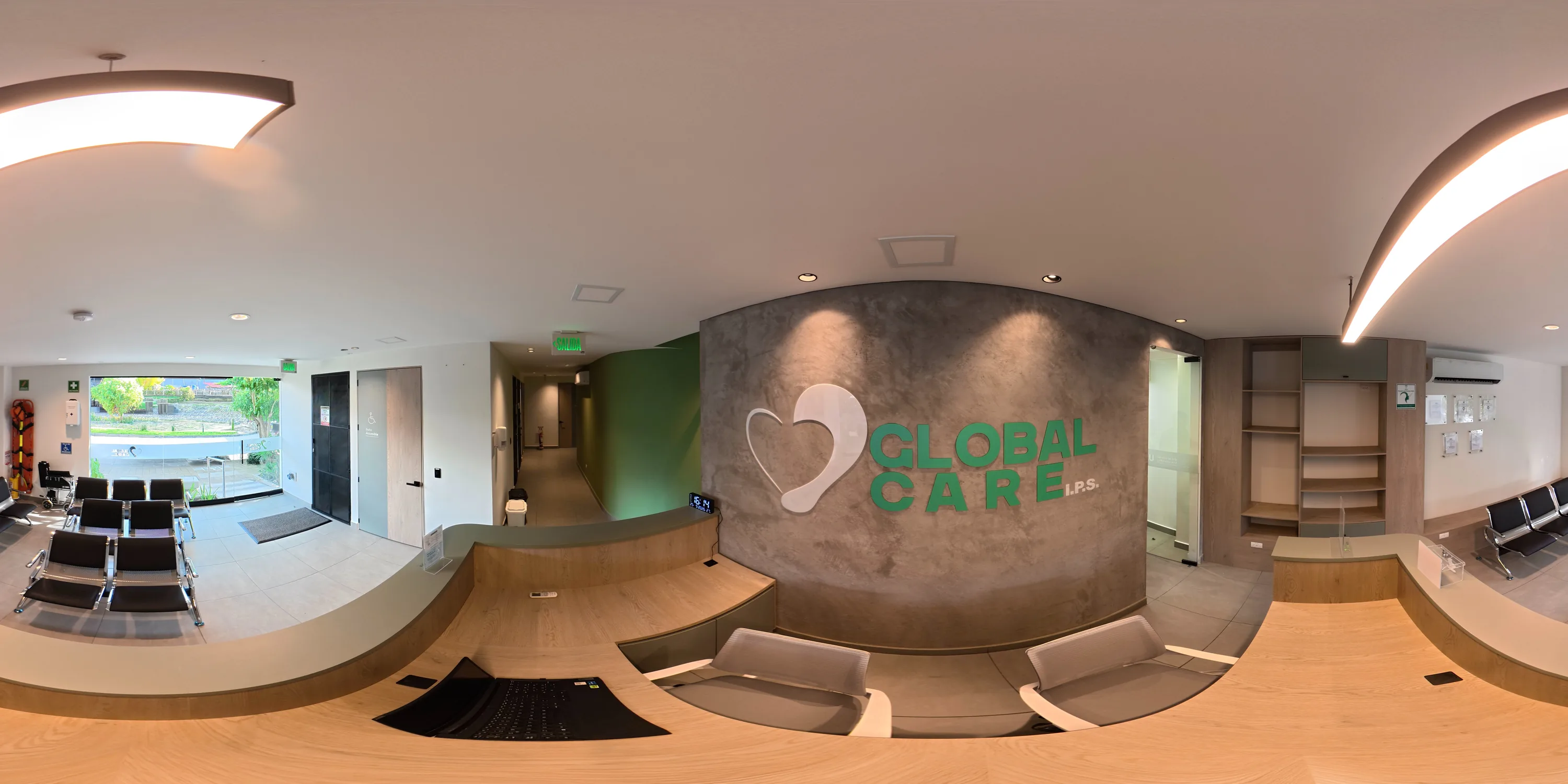 360 tour of the Global Care IPS reception area